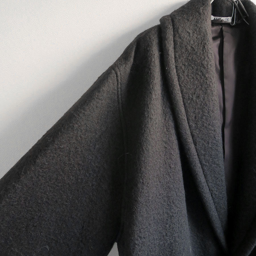 【AURALEE/オーラリー】<br>BRUSHED ALPACA WOOL MELTON HALF COAT <br>A23AC04AS