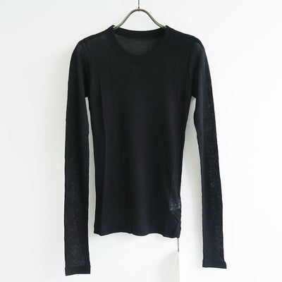【BATONER/バトナー】<br>MELTY RIB U NECK LONG SLEEVE T-SHIRT <br>BN-25FL-008