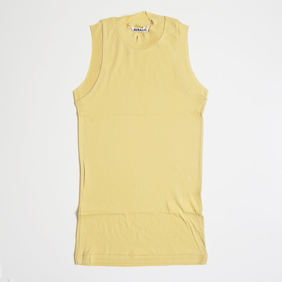 AURALEE/オーラリー】SUPER HIGH GAUGE SHEER RIB TANK TOP A00T04HFの
