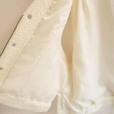 【RYU KAGA/リュウ カガ】<br>Wool boa oversized vest <br>85RL02D