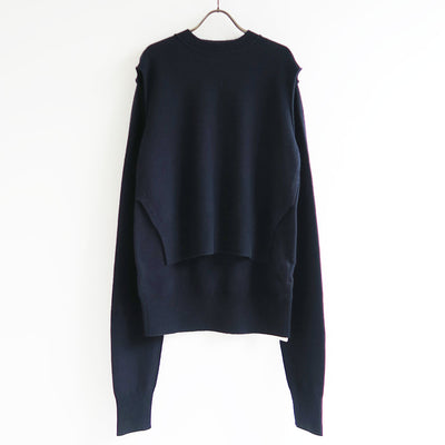 【INSCRIRE/アンスクリア】<br>2 Way Sweater <br>I24AW-K10