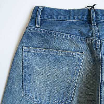 【AURALEE/オーラリー】<br>SELVEDGE FADED HEAVY DENIM PANTS <br>A24AP03DH