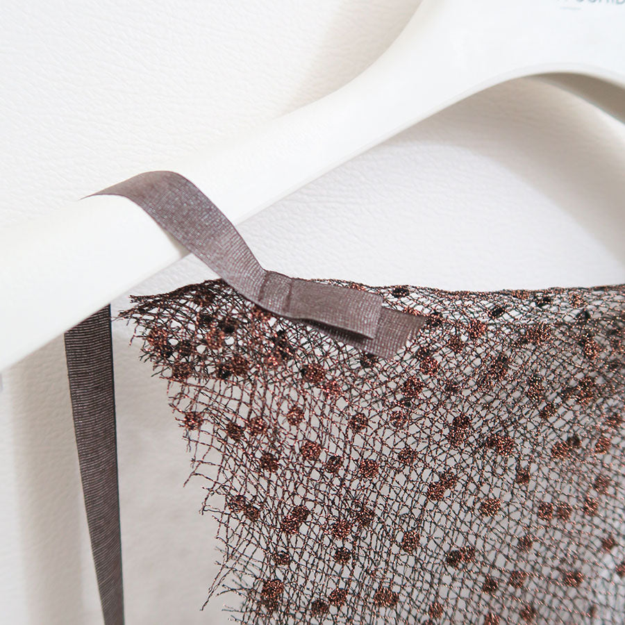 FUMIKA UCHIDA/フミカウチダ】Dots Emb. tulle bib top X-TP007の通販