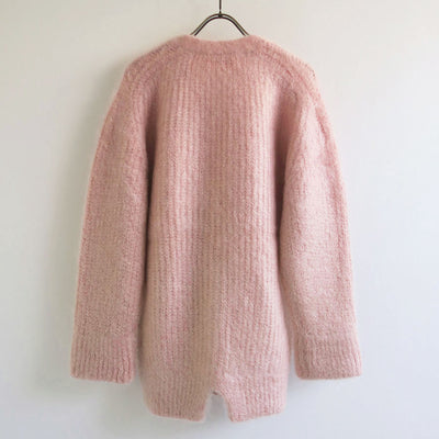 【JUN MIKAMI/ジュンミカミ】<br>モヘアVネックカーディガン <br>23AW-11-N