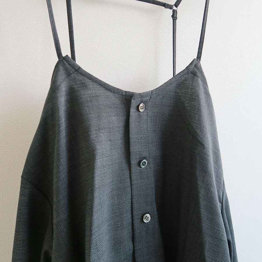 【RYU KAGA/リュウ カガ】<br>Wool tropical shirts camisole <br>85RB01D