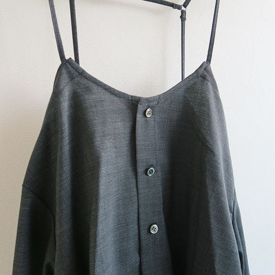 【RYU KAGA/リュウ カガ】<br>Wool tropical shirts camisole <br>85RB01D