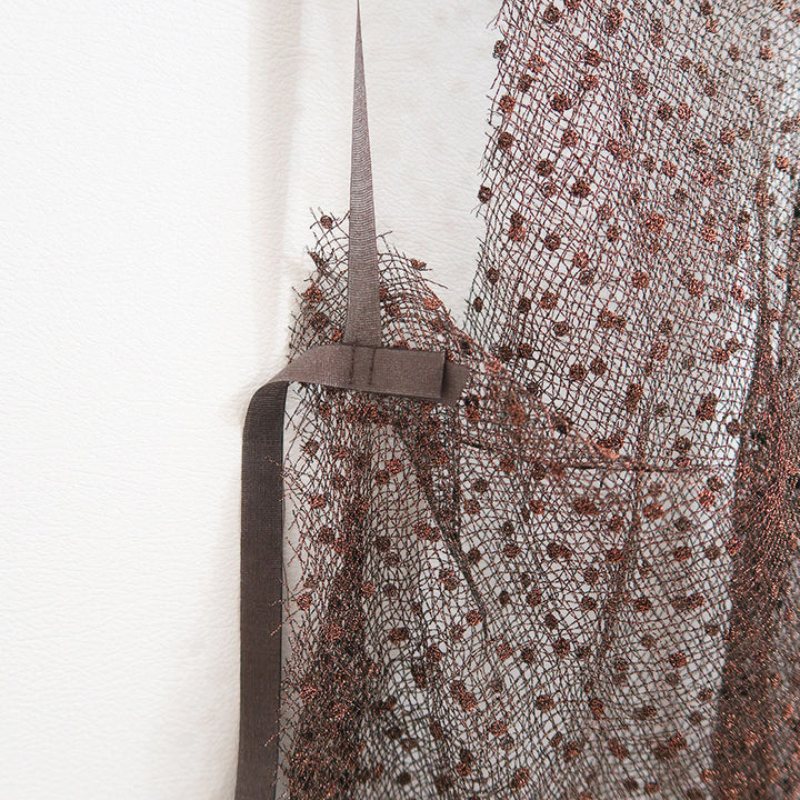 トップス FUMIKA_UCHIDA/DOTS EMB.TULLE BIB T OP FUMIKA UCHIDA/フミカウチダ】Dots Emb. tulle bib top X-TP007の通販