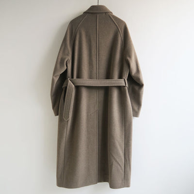 【AURALEE/オーラリー】<br>SUPER FINE WOOL MOSSER SOUTIEN COLLAR COAT <br>A24AC04WM