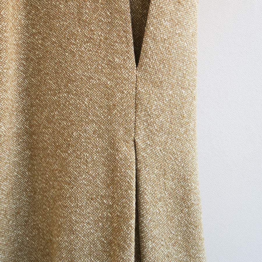 【9/19からポイント10%還元】<br>【AURALEE/オーラリー】<br>HOMESPUN TWEED DRAPE DRESS <br>A25AD07HT