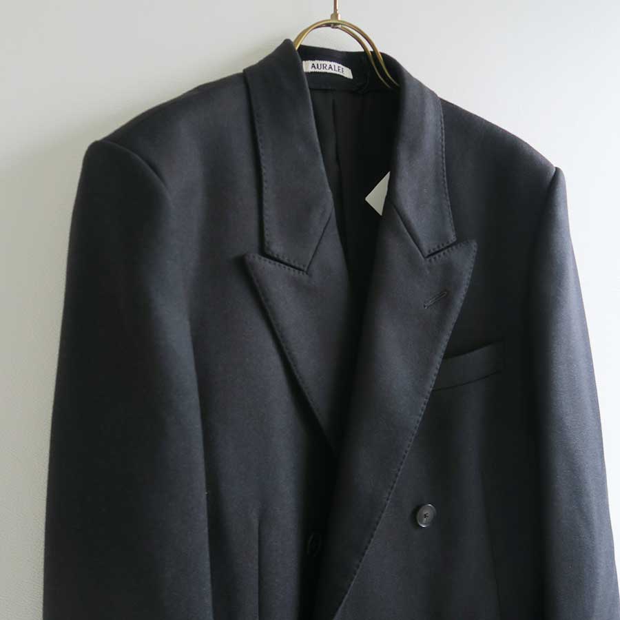 【11/7からポイント10%還元】<br>【AURALEE/オーラリー】<br>LIGHT MELTON CHESTERFIELD COAT <br>A25AC05LM