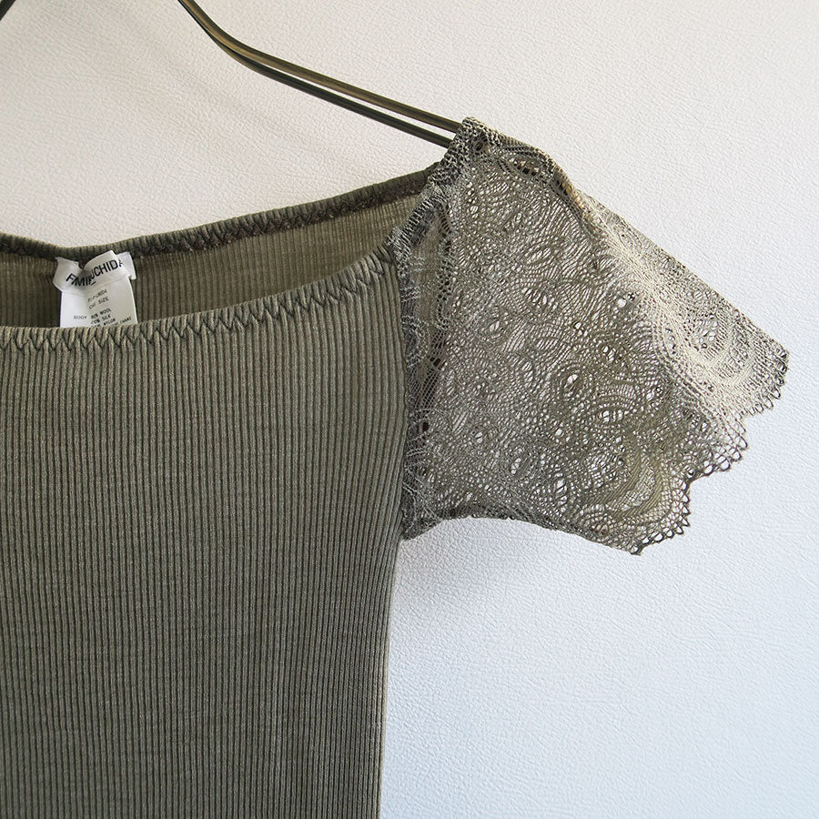 【FUMIKA UCHIDA/フミカウチダ】 <br>RIB OFF-SHOULDER UNDERWEAR <br>W-UW004