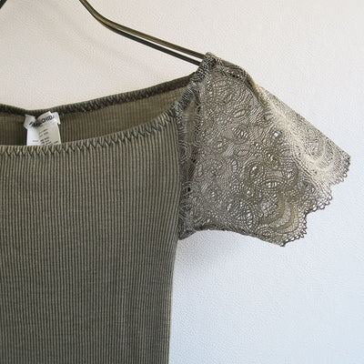 【FUMIKA UCHIDA/フミカウチダ】 <br>RIB OFF-SHOULDER UNDERWEAR <br>W-UW004