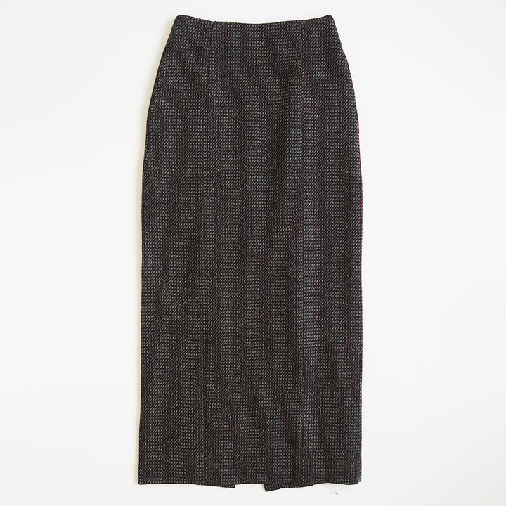 オーラリー　スカート AURALEE/オーラリー】ALPACA WOOL SILK TWEED PENCIL SKIRT