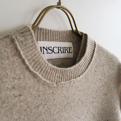 【INSCRIRE/アンスクリア】<br>2 Way Sweater <br>I24AW-K10