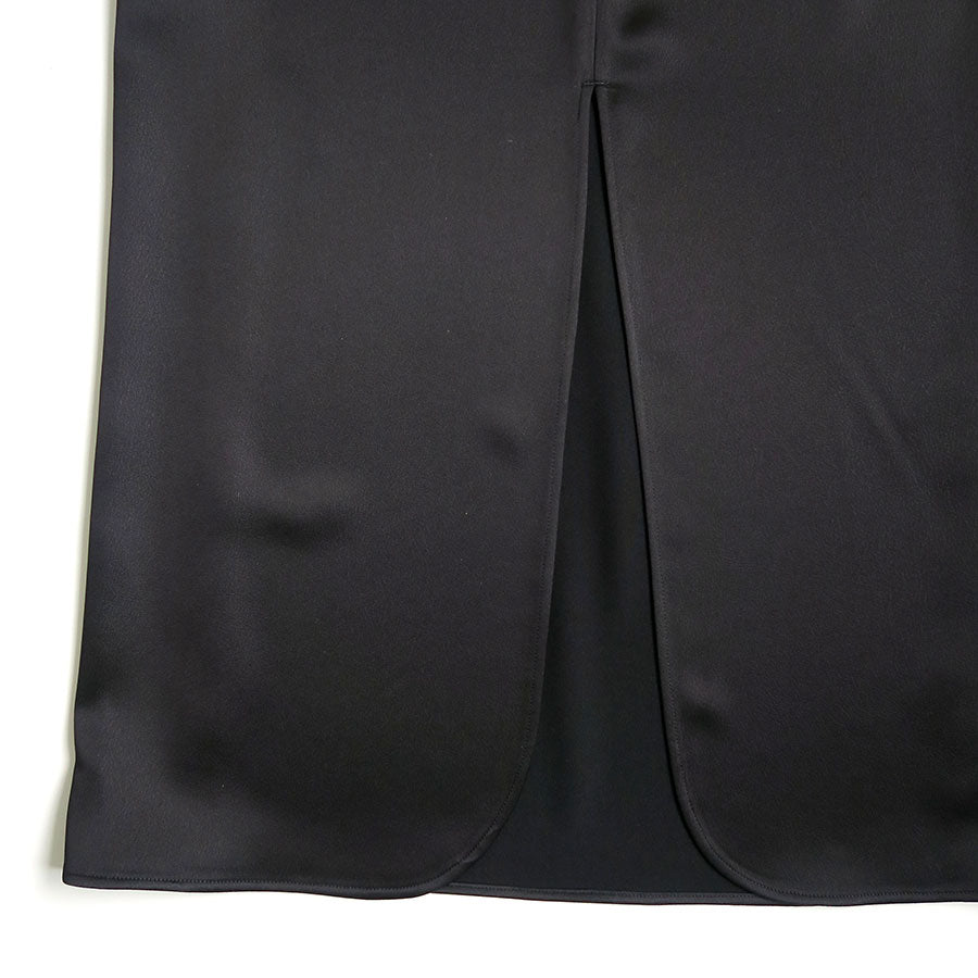 【Mame Kurogouchi/マメ】<br>Embossed Leather Motif Triacetate Dress <br>MM25FW-DR054