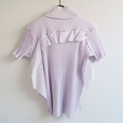 【to do kotohayokozawa/コトハヨコザワ】<br>Todo wave short sleeve top Highneck type <br>TD23A-P04
