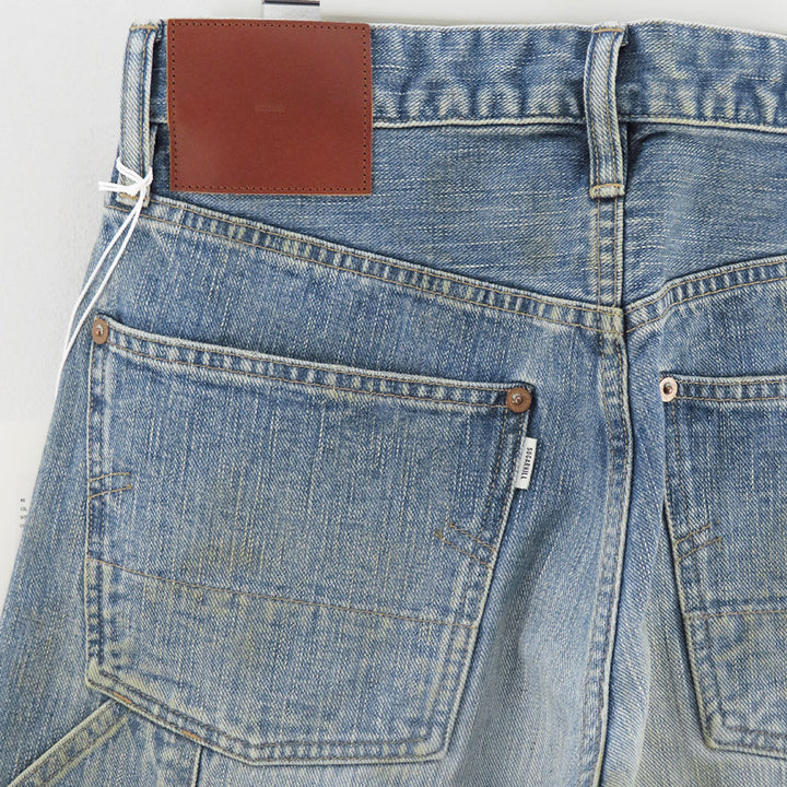 SUGARHILL/シュガーヒル】FADED MODERN DENIM PANTS DOUBLE KNEE