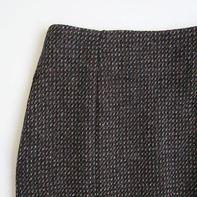 【AURALEE/オーラリー】<br>ALPACA WOOL SILK TWEED PENCIL SKIRT <br>A25AS06LS