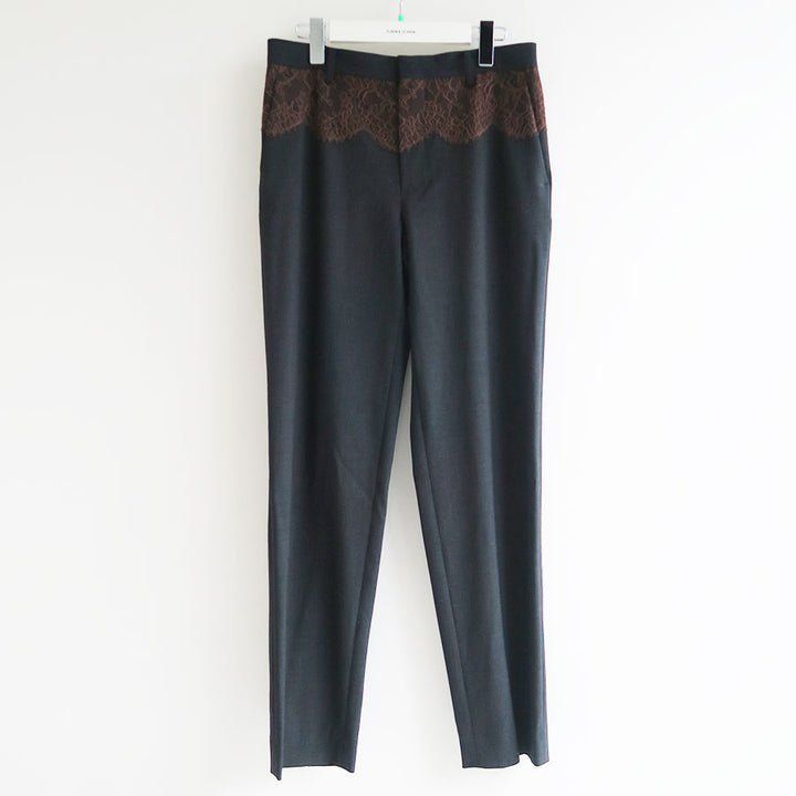 FUMIKA UCHIDA/フミカウチダ】SUITING LACE WAIST PANTS W-PT003の通販