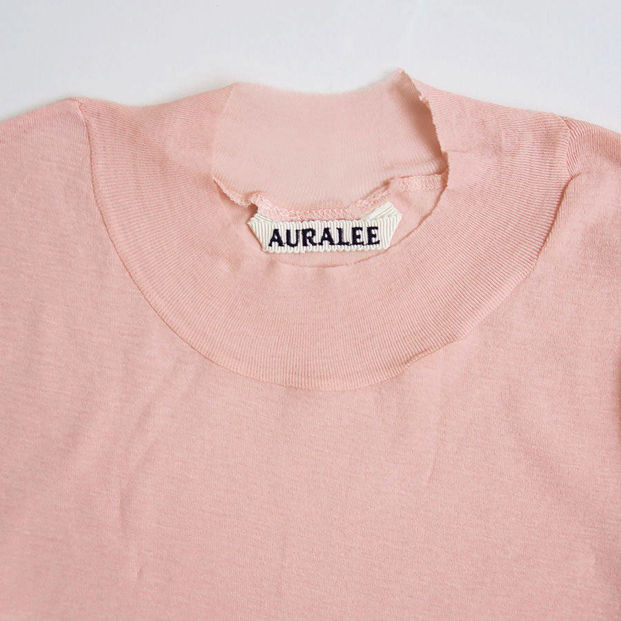 【AURALEE/オーラリー】<br>HIGH GAUGE SHEER RIB L/S TEE <br>A00P01HF