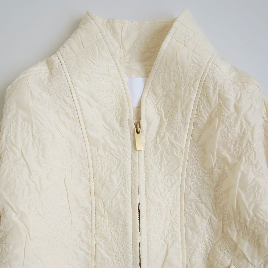 【Mame Kurogouchi/マメ】<br>Floral Jacquard Triple Cloth Jacket <br>MM25FW-JK017