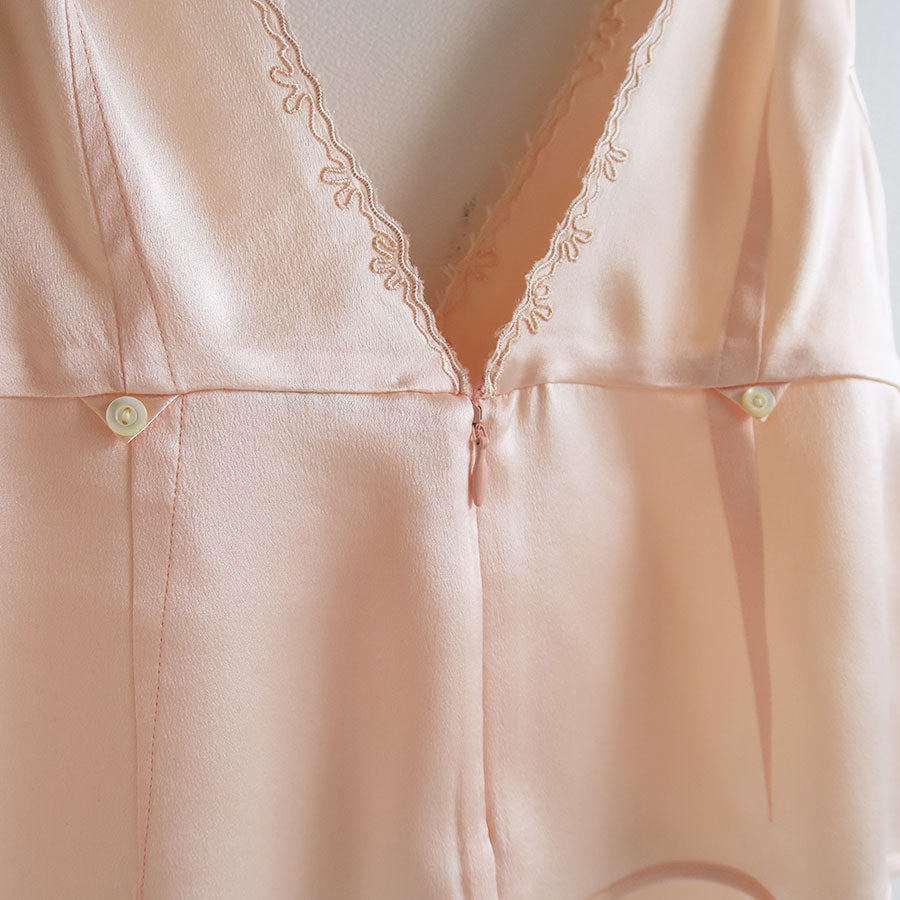 【FUMIKA UCHIDA/フミカウチダ】<br>SILK SATIN CAMISOLE <br>W-TP002