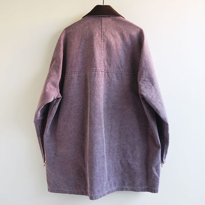 【AURALEE/オーラリー】<br>WASHED ORGANIC CANVAS HUNTING BLOUSON <br>A24AB05HG