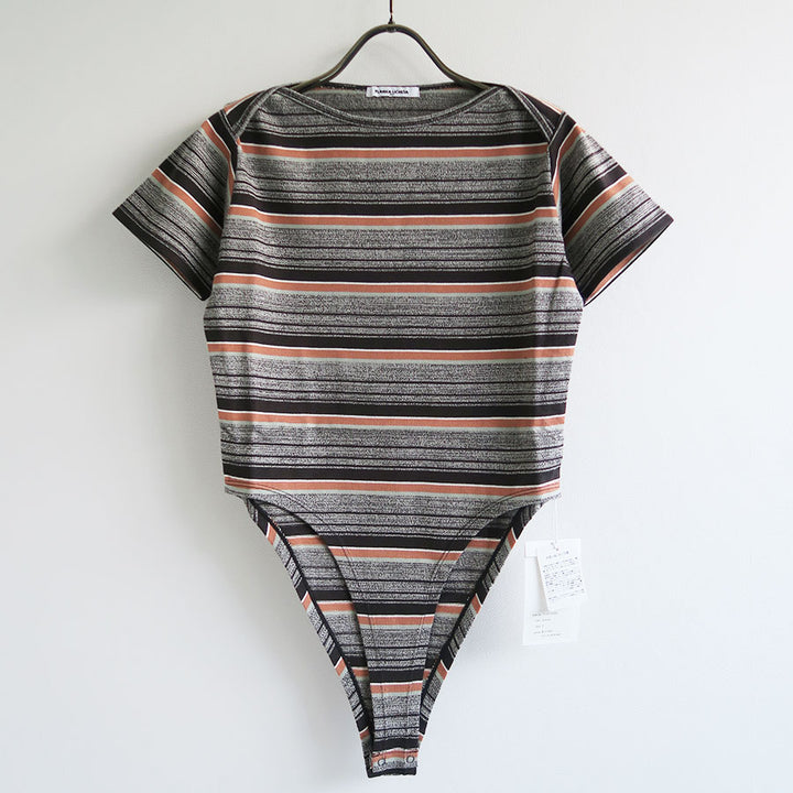 小物 fumika uchida stripes waist support FUMIKA UCHIDA/フミカウチダ】Grandrelle multi stripes bodysuit X