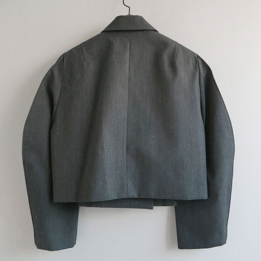【IIROT/イロット】<br>Cropped Over Size Jacket <br>023-023-WJ24