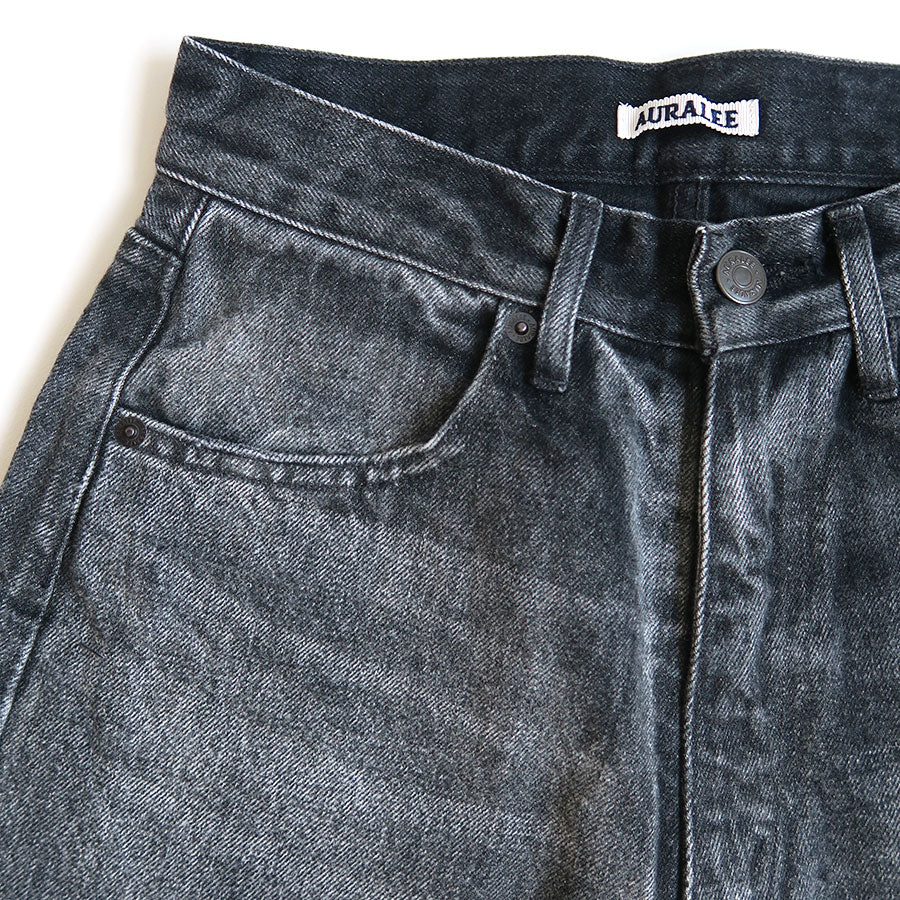 【AURALEE/オーラリー】<br>SELVEDGE FADED HEAVY DENIM PANTS <br>A24AP03DH