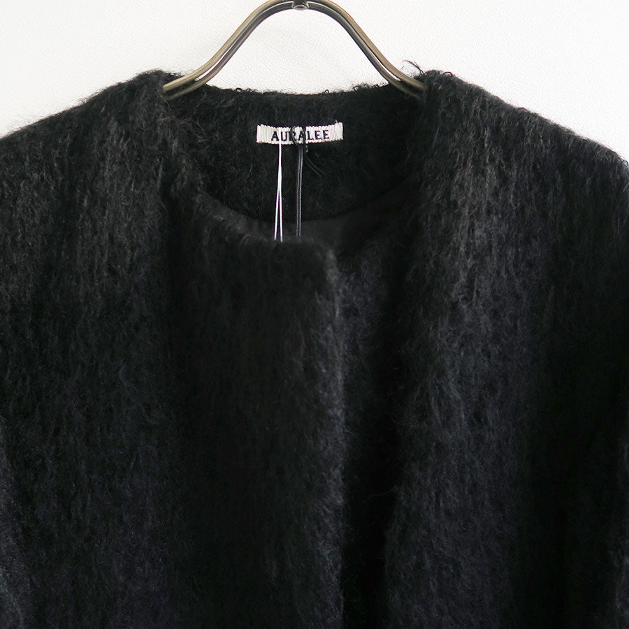 【AURALEE/オーラリー】<br>BRUSHED MOHAIR SHAGGY COAT <br>A24AC01KS