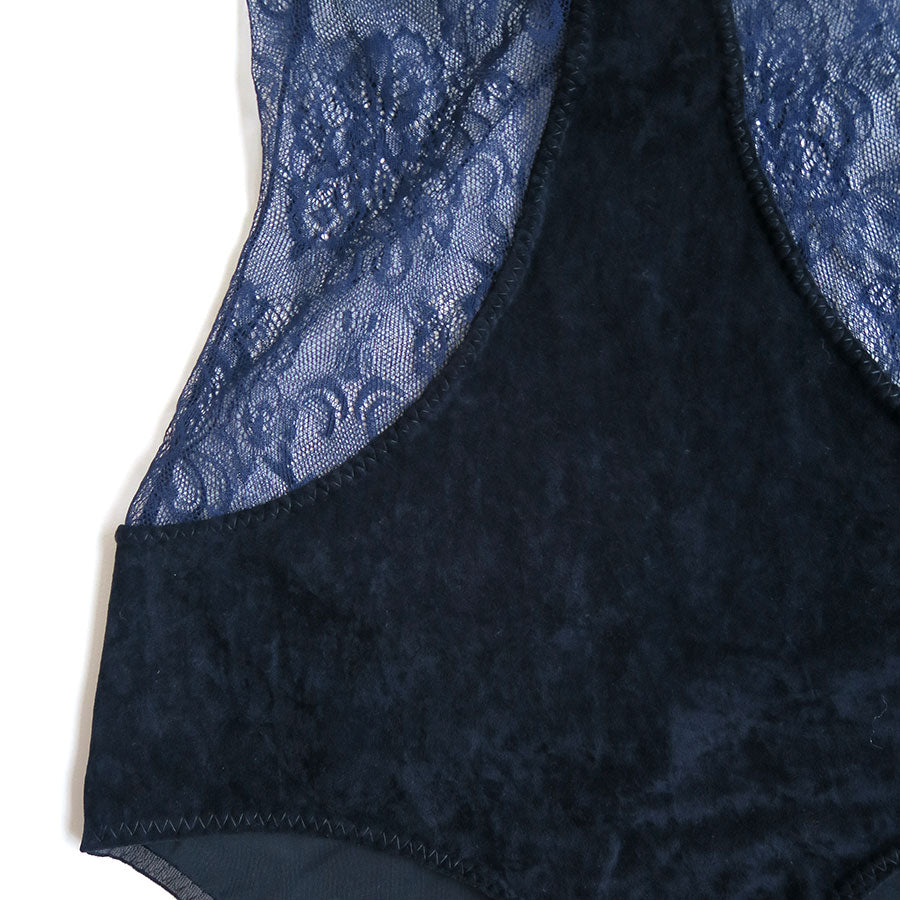 FETICO/フェティコ】SHEER PANELED VELOUR BODYSUIT FTC262-0404の通販