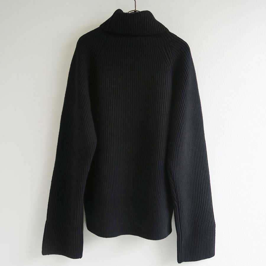 【SINME/シンメ】<br>ミドルゲージタートルニット <br>S23AW-19
