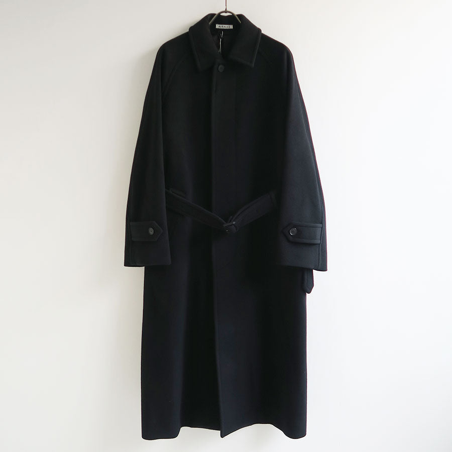 【AURALEE/オーラリー】<br>SUPER FINE WOOL MOSSER SOUTIEN COLLAR COAT <br>A24AC04WM