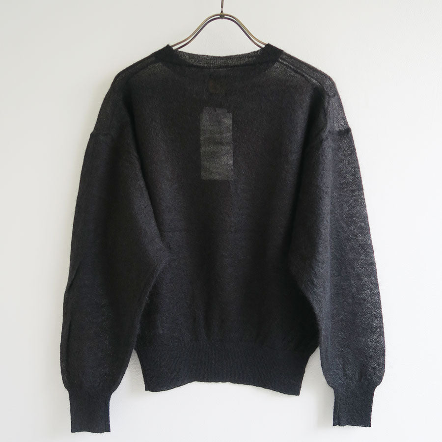 【BATONER/バトナー】<br>SHEER MOHAIR CREW NECK <br>BN-25FL-013