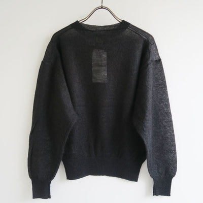 【BATONER/バトナー】<br>SHEER MOHAIR CREW NECK <br>BN-25FL-013