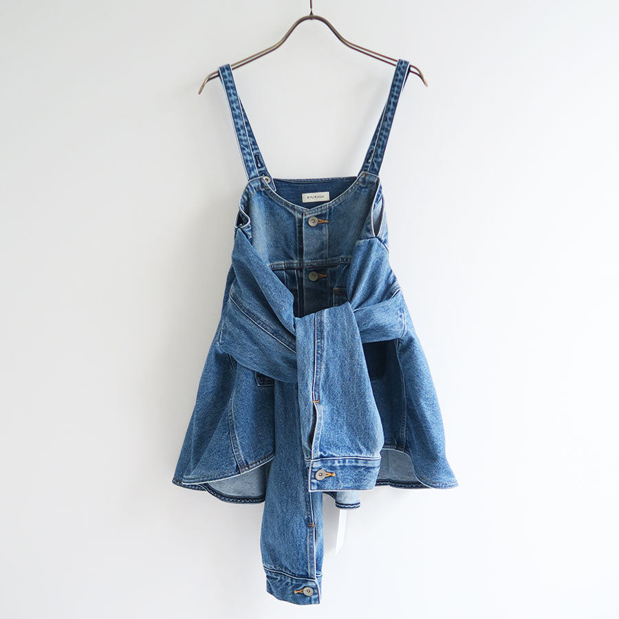 【RYU KAGA/リュウ カガ】<br>Denim camisole <br>65RL01A