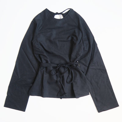 【Baserange/ベースレンジ】<br>LONG SLEEVE APRON TOP <br>TSLSA-WS-WI25