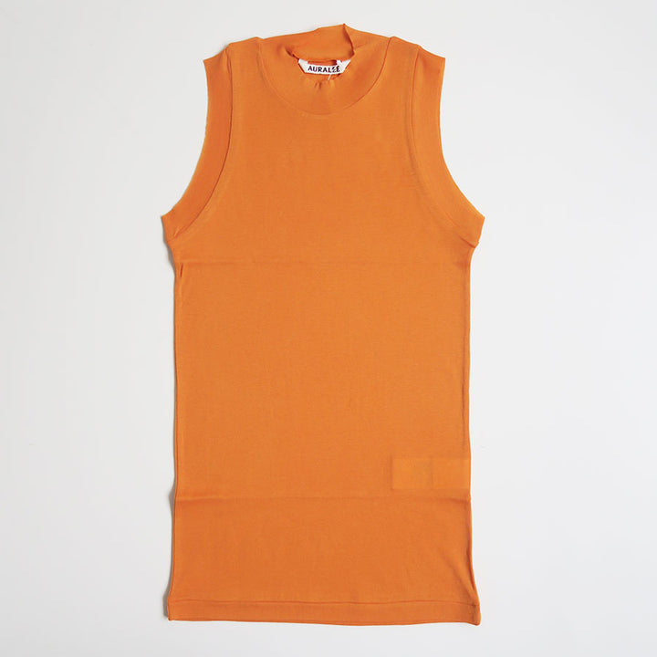 AURALEE/オーラリー】SUPER HIGH GAUGE SHEER RIB TANK TOP A00T04HFの
