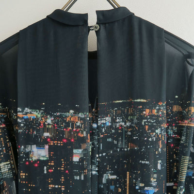 【TELMA/テルマ】<br>Printed Tuck Shirt <br>TLM33FJ031BIS