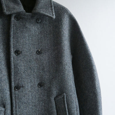 【9/5からポイント10%還元】<br>【AURALEE/オーラリー】<br>SHETLAND WOOL DOUBLE CLOTH COAT <br>A25AC03HD