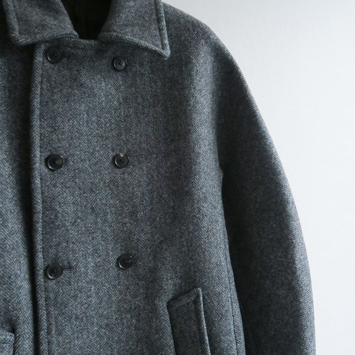 AURALEE/オーラリー】SHETLAND WOOL DOUBLE CLOTH COAT A25AC03HDの