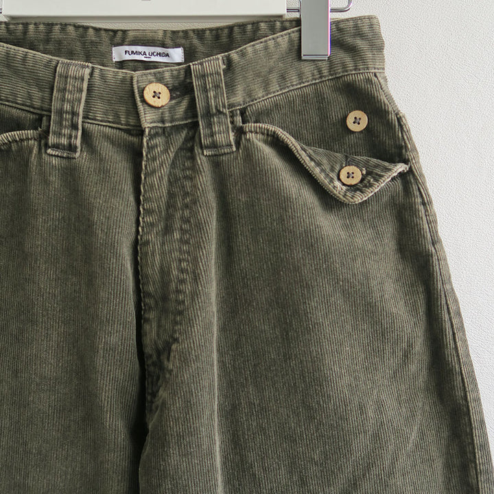 D.HYGEN - Salt-Shrunk Washed Border Striped Layered Cargo