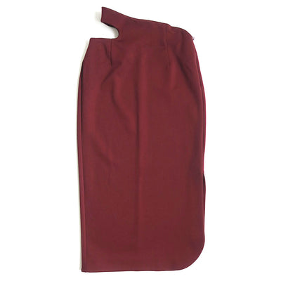 【Mame Kurogouchi/マメ】<br>Double Jersey Asymmetric Skirt <br>MM25FW-JS059