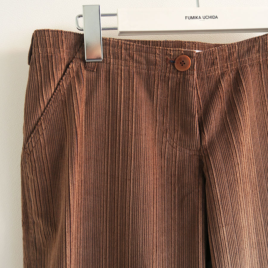 FUMIKA UCHIDA/フミカウチダ】Cord Low-waist Trousers Y-PT001の通販