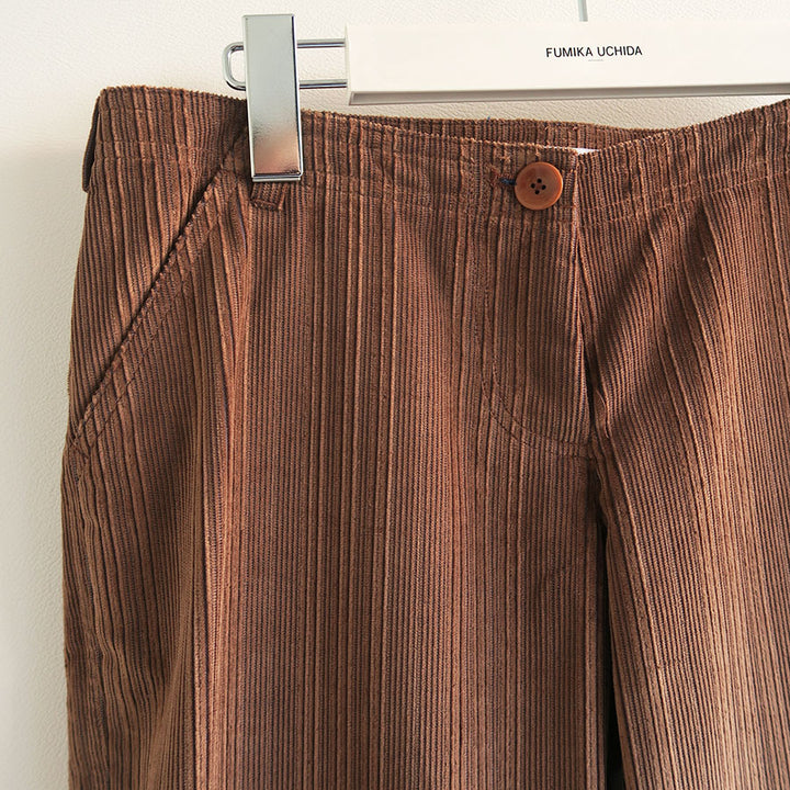 FUMIKA UCHIDA/フミカウチダ】Cord Low-waist Trousers Y-PT001の通販