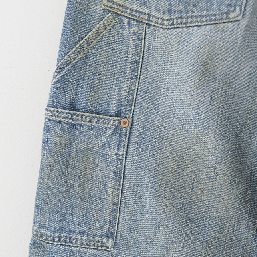 【SUGARHILL/シュガーヒル】<br>FADED MODERN DENIM PANTS DOUBLE KNEE <br>25330405