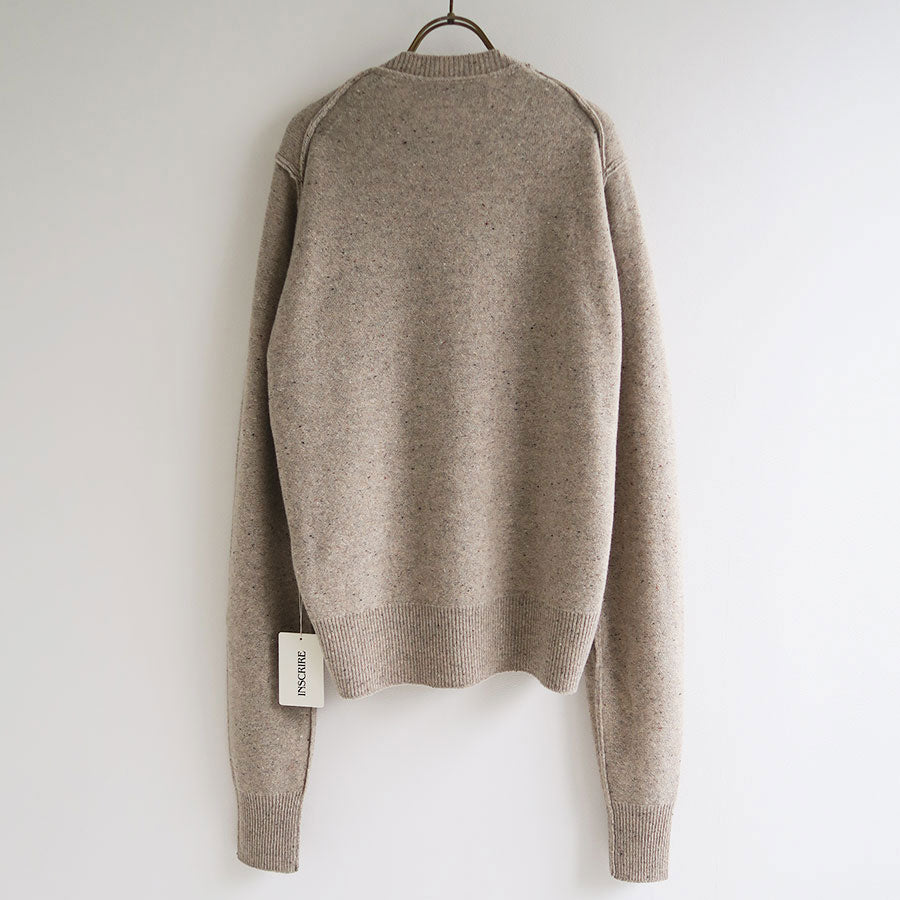 【INSCRIRE/アンスクリア】<br>2 Way Sweater <br>I24AW-K10