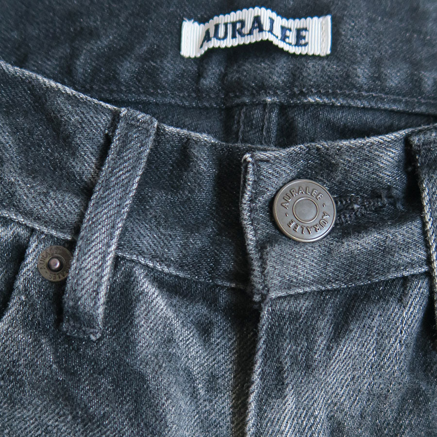 【AURALEE/オーラリー】<br>SELVEDGE FADED HEAVY DENIM PANTS <br>A24AP03DH