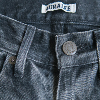 【AURALEE/オーラリー】<br>SELVEDGE FADED HEAVY DENIM PANTS <br>A24AP03DH